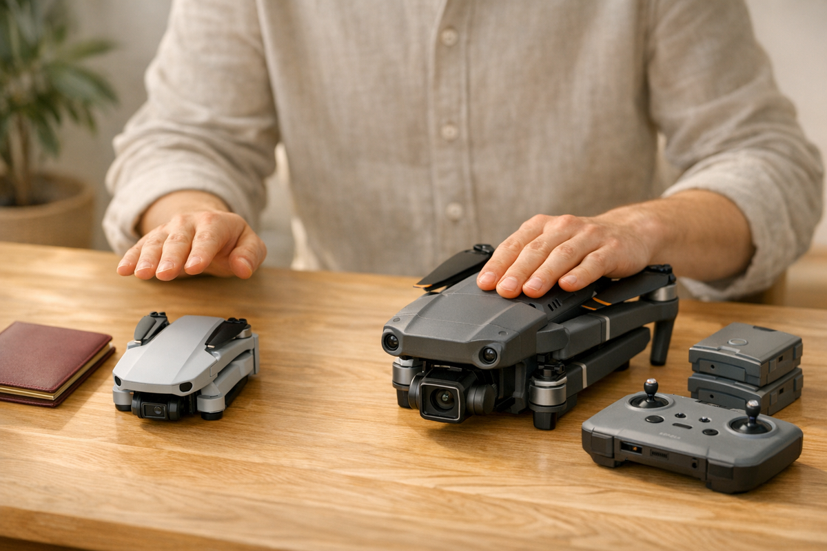 Mini Drohne vs. GPS Drohne