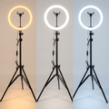 Tri-Color Ringlicht mit Stativ