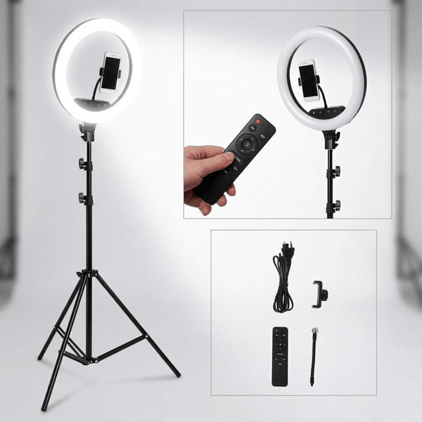 36cm Premium Ringlicht mit Stativ