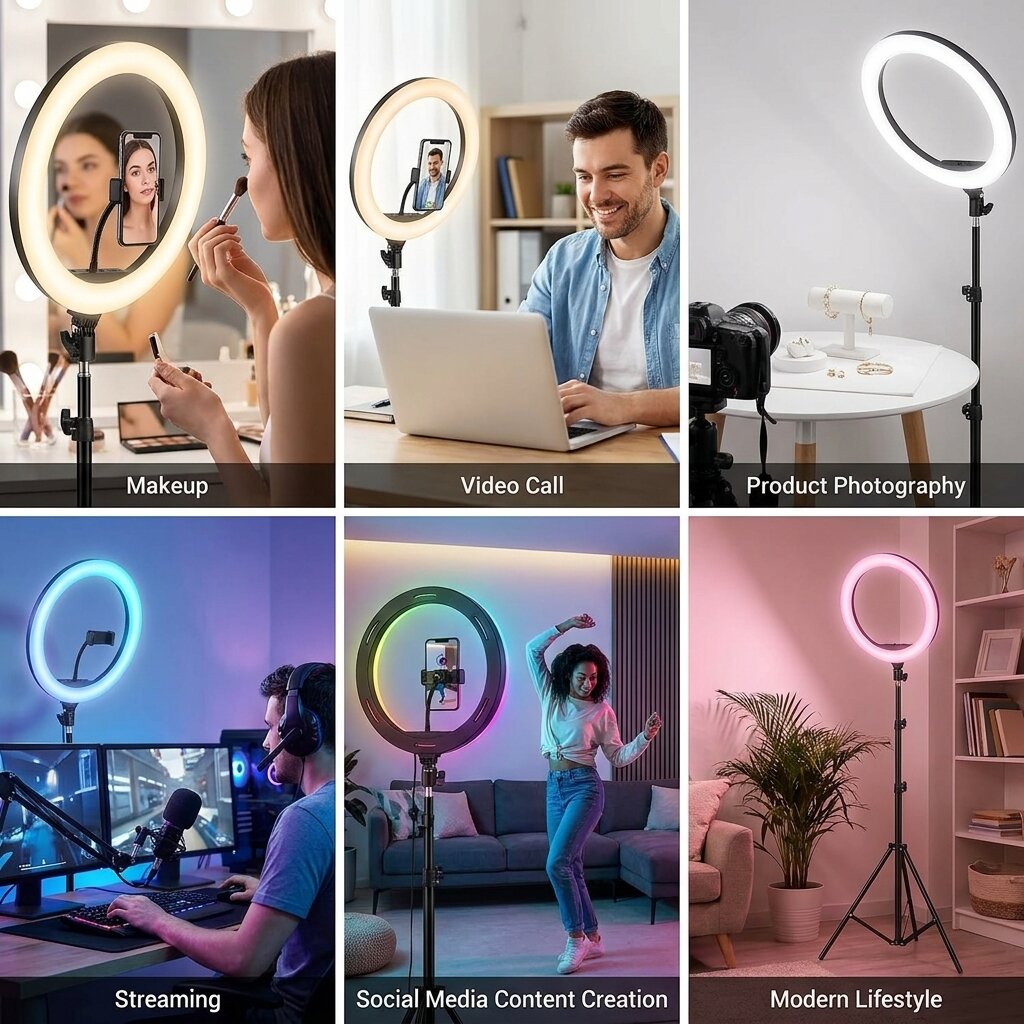 36cm RGB Ringlicht - Anwendungen