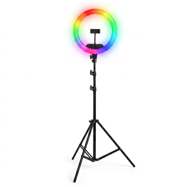 36cm RGB Ringlicht mit Stativ