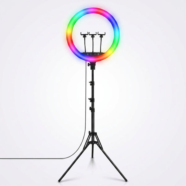 46cm RGB Ringlicht mit Stativ