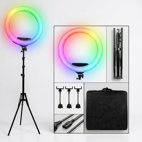 54cm RGB Ringlicht mit Stativ