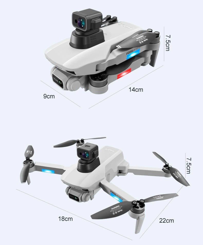 Drohne P8 Pro - Maße