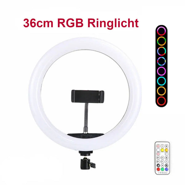 36cm RGB ring light